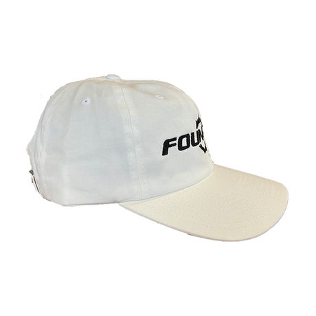 Fountain Embroidered Dad Hat - White